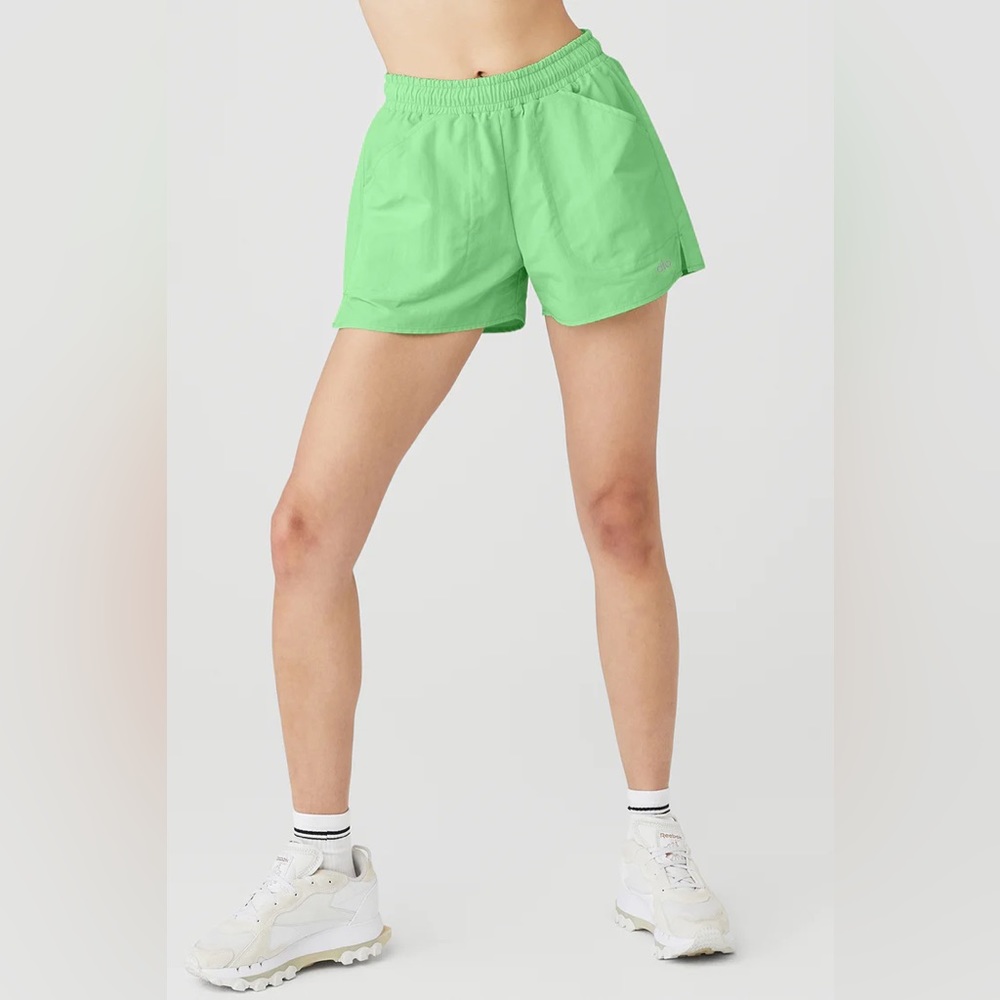 ALO YOGA ALUMNI SHORT - ULTRAMINT - SMALL